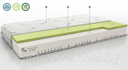 Беспружинный матрас (160см.)  Concept 01
